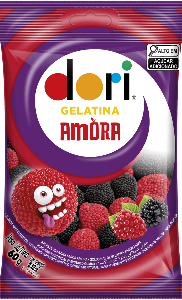 Dori Gelatina Amora 60g Dori Alimentos S A