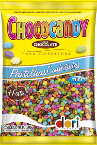 Pastilha Confeitada Colorida 500g