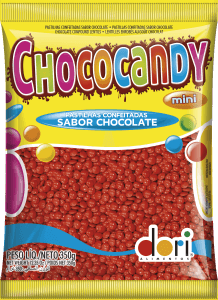 Pastilha Confeitada Vermelha 350g