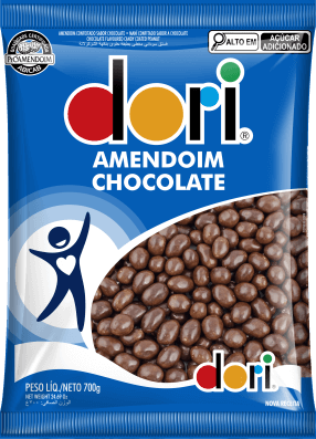 Amendoim Dori Confeitado Chocolate 700g 9001339