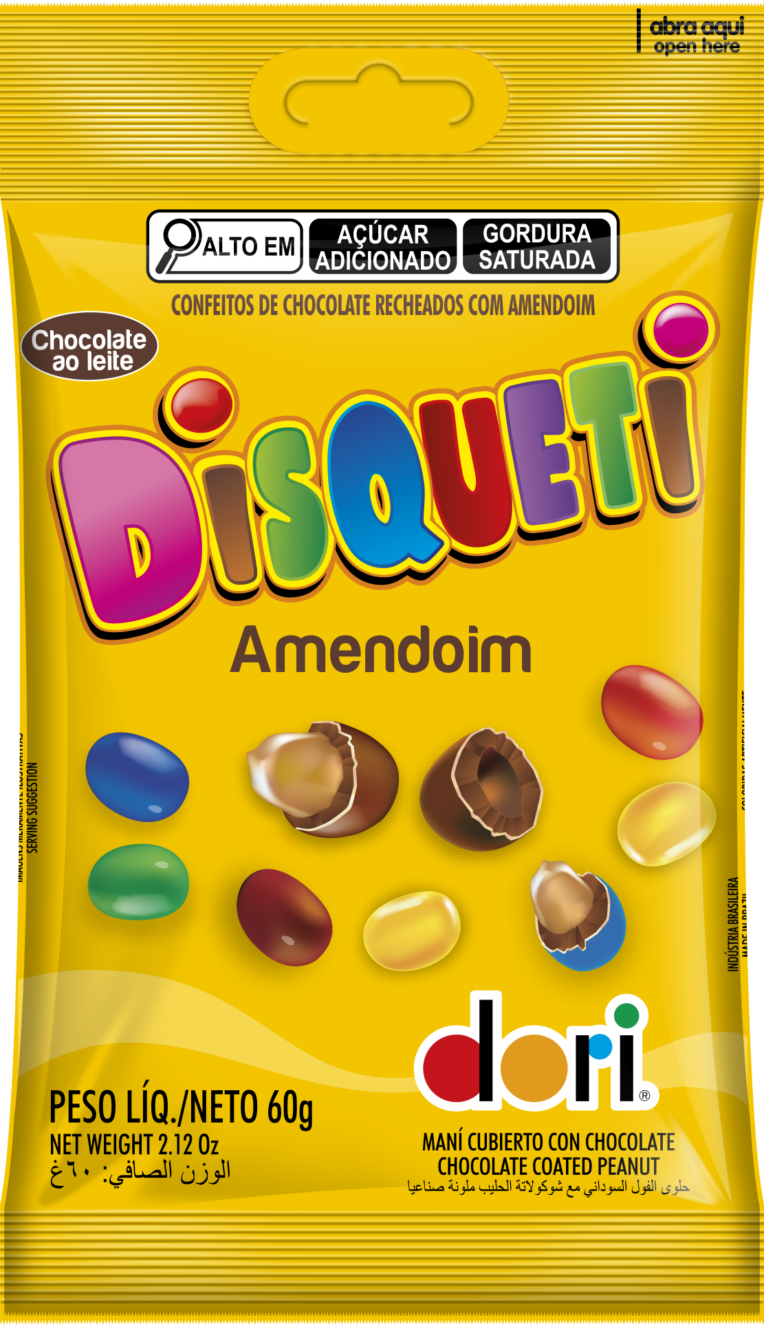 Disqueti Amendoim 60g Dori Alimentos S A disqueti-amendoim-60g-dori-alimentos-s-a