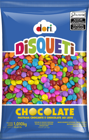 Disqueti Chocolate ao Leite 1kg