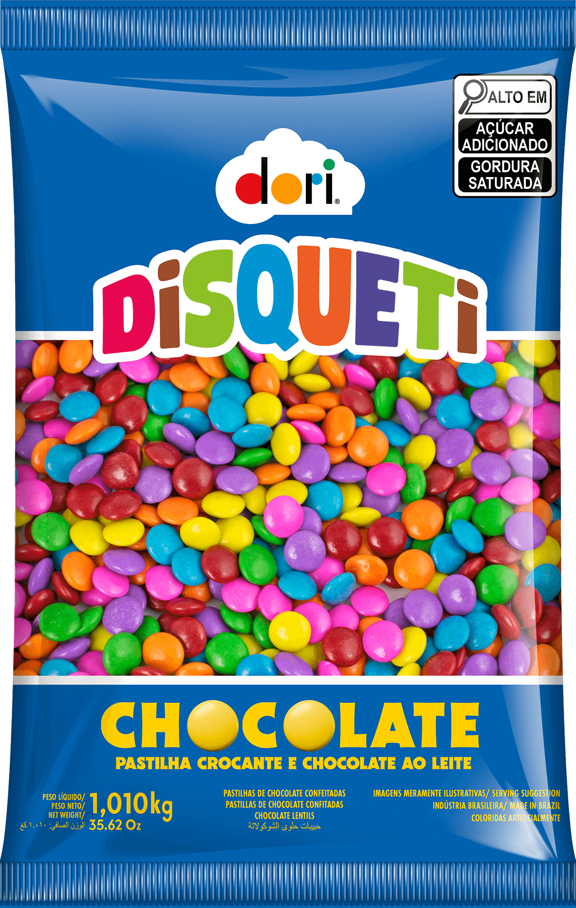 Disqueti Chocolate ao Leite 1kg 1 Disqueti Chocolate ao Leite 1kg