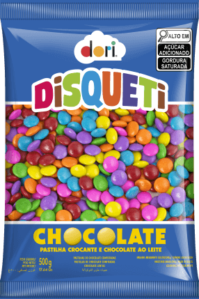 Disqueti Chocolate ao Leite 500g