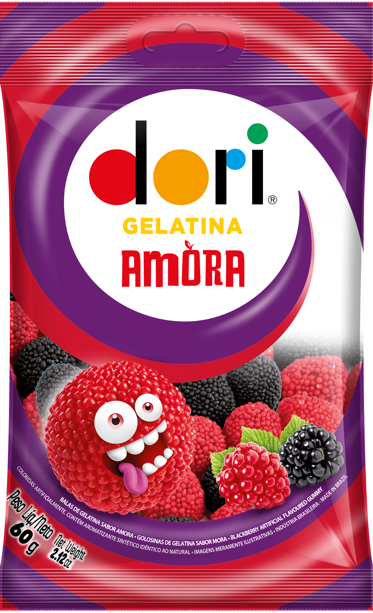Dori Gelatina Amora 60g | Dori Alimentos S.A.