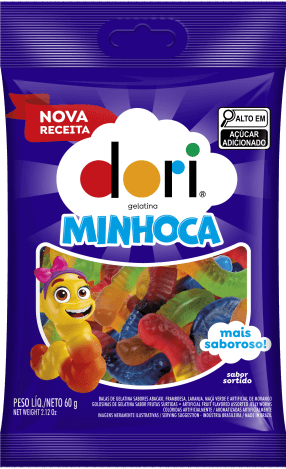 Dori Gelatina Minhoca 60g