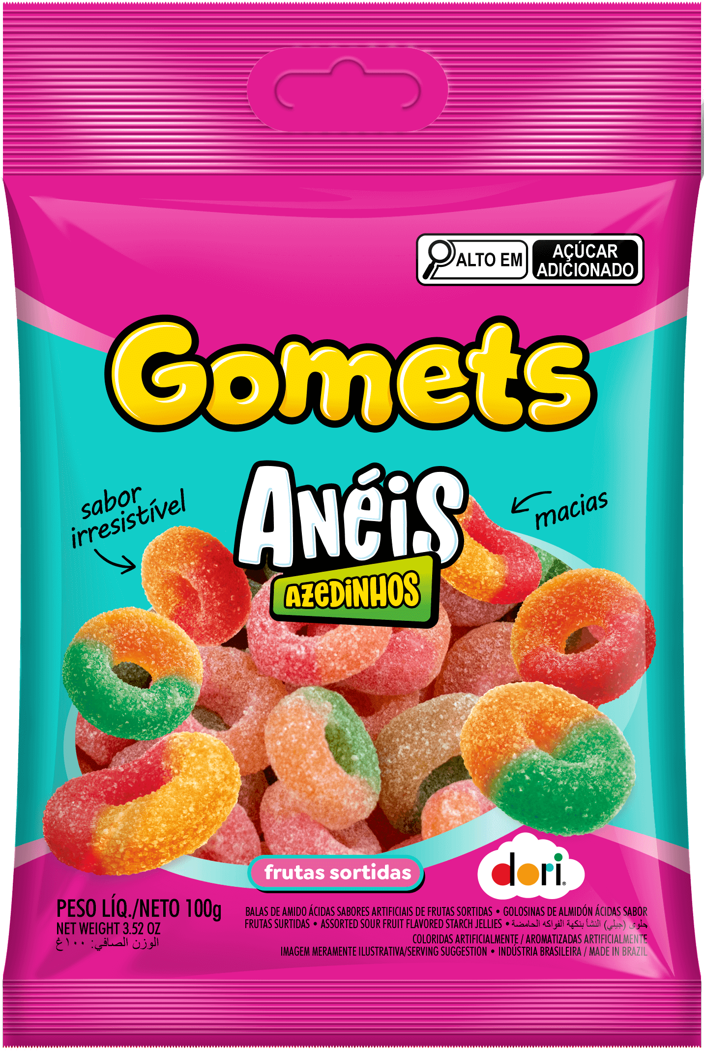 Goma Anel Azedinho 100g 1 Goma Anel Azedinho 100g