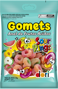 Gomets Formato Anel de Frutas Acidas 150g 9012163
