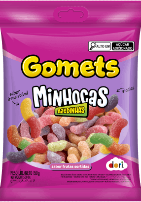 Goma Minhoca Azedinho 150g