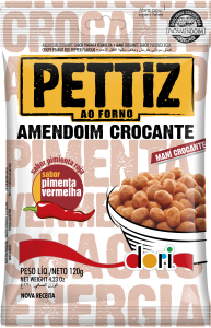 Amendoim Pettiz Crocante Pimenta Vermelha 120g 9012144
