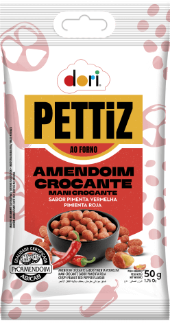 Amendoim Pettiz Crocante Pimenta Vermelha 50g 9010602 copiar