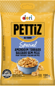 Pettiz Special Amendoim Torrado e Salgado Sem Pele 120g