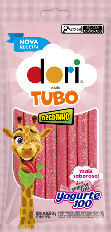 Regaliz Tubo Yogurte100 Azedinho 70g