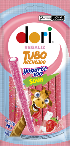 Dori Regaliz Tubo Yogurte100 Sour 70g 9011150 1