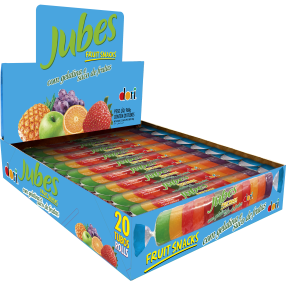 Jubes Fruit Snacks 12x48g Display Aberto 9010695