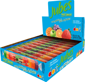 Jubes Fruit Snacks Original e Frutas 12x48g Display 9010695