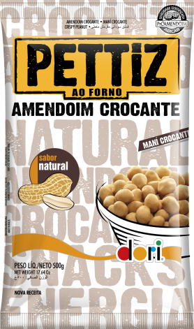 Amendoim Pettiz Crocante Natural 500g 9001135