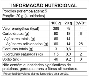 Bala Yogurte 100 original 600g Dori - D.Ferreira Casa de Doces