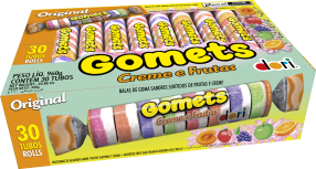 Gomets Goma Tubo Creme e Frutas Display Fechado 9002114