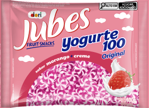 Jubes Yogurte100 Morango e Creme 300g 9012454