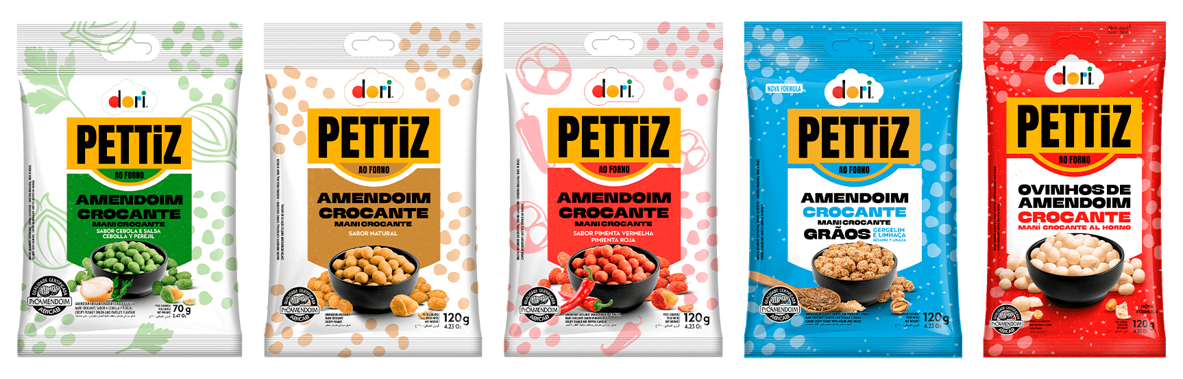 Conheça As Novas Embalagens Pettiz. | Dori Alimentos S.A.