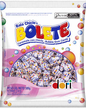 Bala Bolete Tutti Frutti 500g