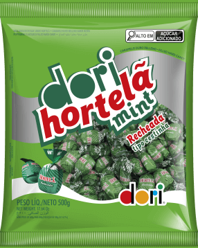 Bala Hortelã Mint Recheada 500g