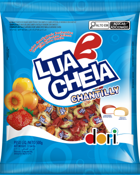 Bala Lua Cheia Chantilly 500g