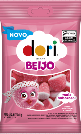 Dori Gelatina Beijo 60g