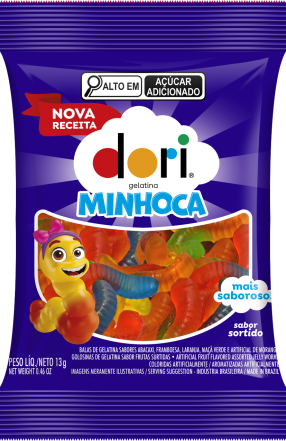 Dori Gelatina Minhoca Oleada 13g
